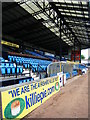 Rugby Park stand and Killie Pie advert