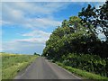 A very straight Holton Road leaving Holton le Clay