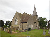 SE4674 : St Cuthbert's Church. Little Sessay by Ian S