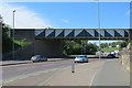 NZ3564 : Railway bridge, Jarrow Road by Richard Webb