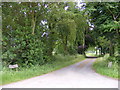 Entrance to Linstead Farm