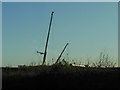 New wind turbines near Menwenicke Barton