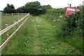 Footpath round the runway