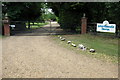 Murtlands Farm entrance