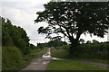 Westfield Road and the junction with the drive to Green Gate