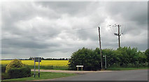 TF4663 : Chapel Lane junction at Irby in the Marsh by John Firth