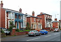 Whitecross Road houses near Amyand Drive, Hereford