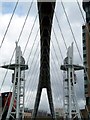 SJ8097 : Lowry Millennium Bridge by Graham Hogg