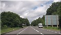 A616 leaving information centre roundabout