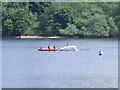 SK3723 : Capsized dinghy on Staunton Harold Reservoir by Ian Calderwood