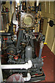 Hawkesbury Junction - steam narrowboat Hasty - engine