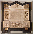 St John the Evangelist, Pemberton Gardens - Wall monument