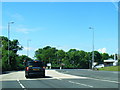 A82 approaching the A814 junction