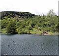 Across a lake, Cwmtillery