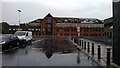 B&Q, Sutton: view south from car park