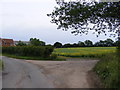 The Danger, footpath & entrance to Brick Kiln Farm