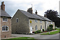 Old AA sign on cottage wall, Langton