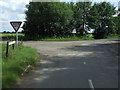 Junction of Drinsey Nook Lane with Sand Lane