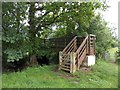 Footbridge to Whetstone across River Taw