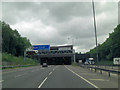 M25 enters Bell Common Tunnel