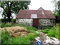 H7576 : Old farm building, Gortreagh by Kenneth  Allen