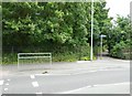 Footpath beside an embankment