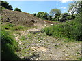 Gravel pit above the Tievecrom Road