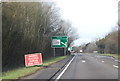 A31, approaching Seale turning