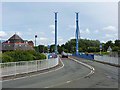 Swing bridge over the entrance to Preston Marina