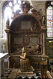 SX4874 : Church of St Eustachius, Tavistock - monument to Sir John Glanville by Mike Searle