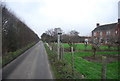 Footpath off Santon Lane