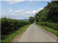 View north at the entrance to Kyre Green Farm