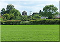 View towards the Church of St Giles