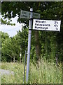 TM3583 : Roadsign on High Street by Geographer