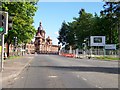 Approaching the former Argyll Motor Works