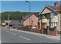 Houses at the southern edge of Tredegar