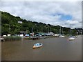 Sailing boats in the boatyard at Calstock quay