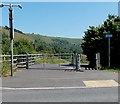 Pochin Crescent entrance to a cycleway and footpath, Peacehaven, Tredegar