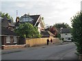 Lichfield Road: evening sunlight