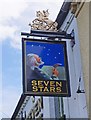 Seven Stars (2) - sign, 75 Birchfield Road, Headless Cross, Redditch