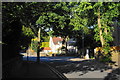 Heaton Road approaching a mini-roundabout