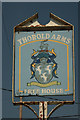 The sign of The Thorold Arms