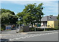 Fenced-off Arosfa Day Centre, Brecon