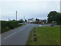 Road junction near The Greyhound Inn