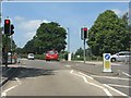 Traffic lights on Roman Road