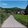 Road from Crickadarn to the A470 in Erwood