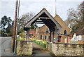 Lych gate, Catholic Church of The Holy Family