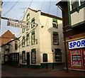 Swan Inn in green, Stroud