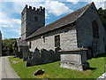 SO0842 : St Mary's Church, Crickadarn by Jaggery