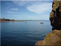 NT6779 : Coastal East Lothian : Calm Water Outside Victoria Harbour, Dunbar by Richard West